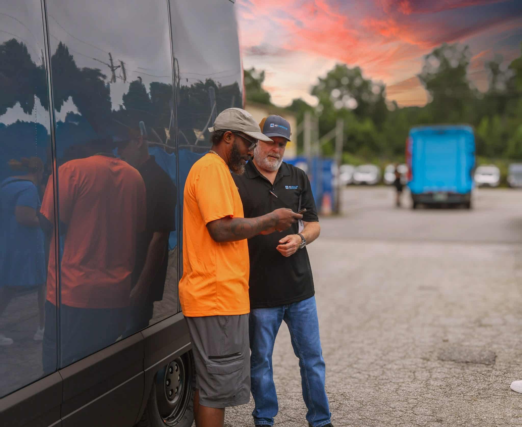 Vehicle inspection before transport